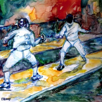 Sport Painting - letsrock impressionist